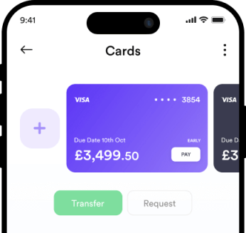 features card mobile ui